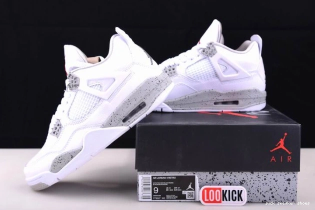 Rep LUCY CT8527-100 (2021) White Retro Jordan Oreo 4 0817